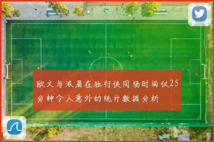 欧文与浓眉在独行侠同场时间仅25分钟令人意外的统计数据分析